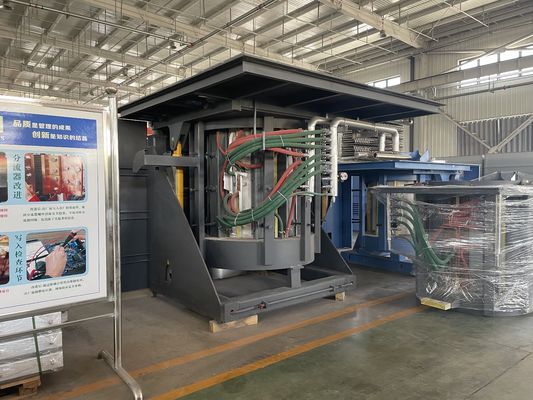 आईएसओ9001 सुरक्षा और कम शोर के साथ मध्यम आवृत्ति पिघलने वाली भट्टी