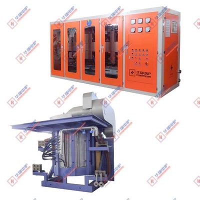 660V प्रेरण पिघलने की भट्ठी कम बिजली की खपत 3500KW