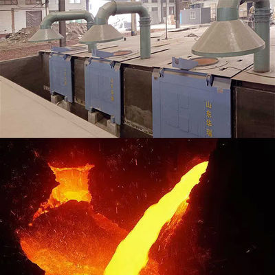 ऊर्ध्वाधर या क्षैतिज भट्ठी संरचना उच्च पिघलने दक्षता और 1250°C तक तापमान सीमा के साथ तांबा पिघलने भट्ठी
